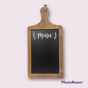 Menu Paddle Wood Wall Decor